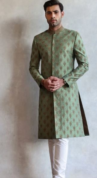 Sage Green Sherwani